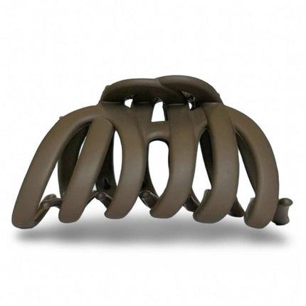 Brown Extra Large Matte Claw Clip