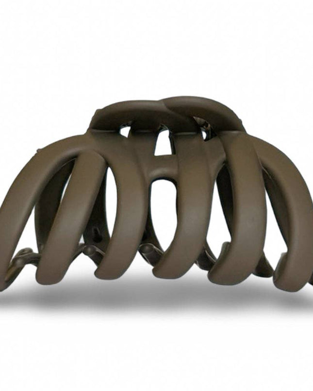 Brown Extra Large Matte Claw Clip