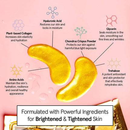 Gold Energizing Under Eye Masks (24 pairs) - Shop Simply Apparel