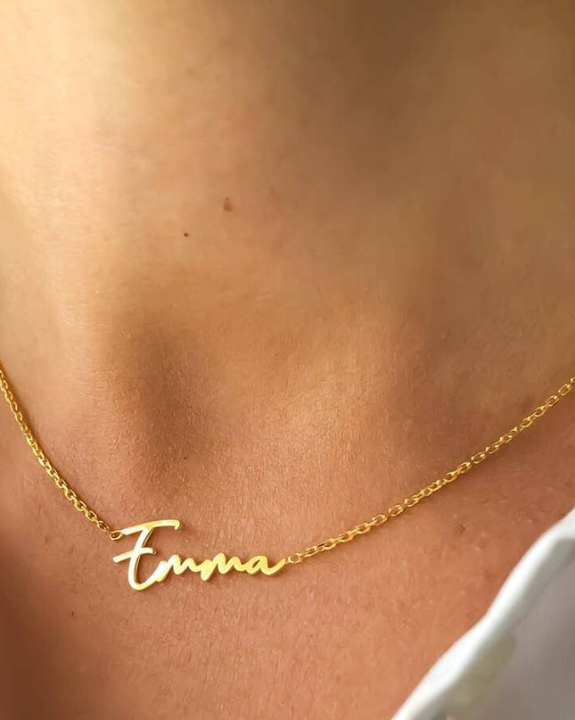 Custom Script Name Necklace