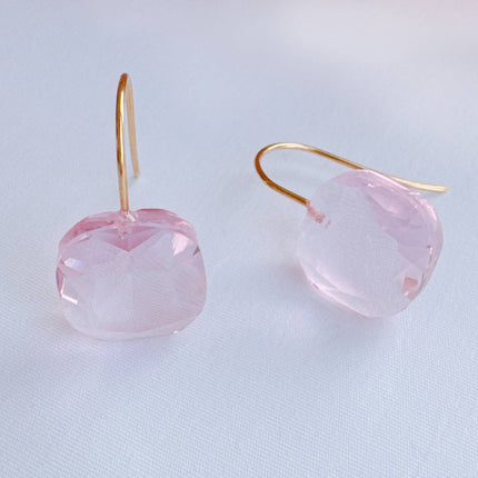 Mystic Pink Floating Jewel Earrings - Shop Simply Apparel