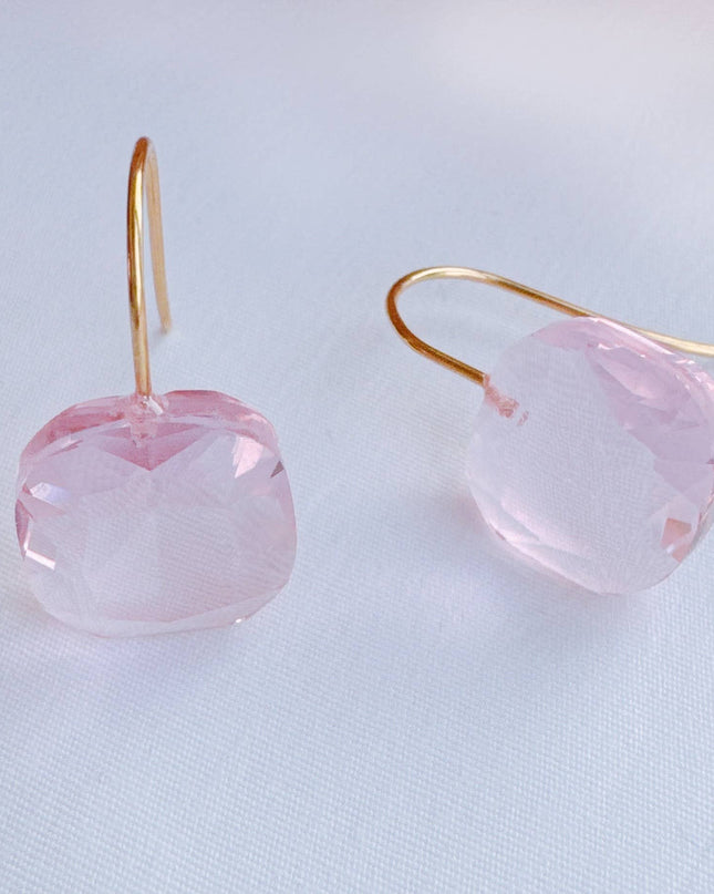 Mystic Pink Floating Jewel Earrings