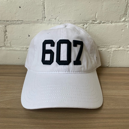 607 Hat White with Black - Shop Simply Apparel