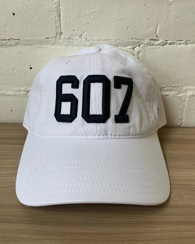 607 Hat White with Black - Shop Simply Apparel
