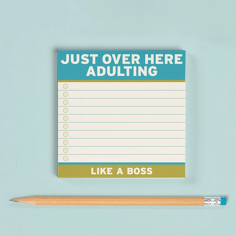 Adulting Large Sticky Notes (4 X 4-inches)