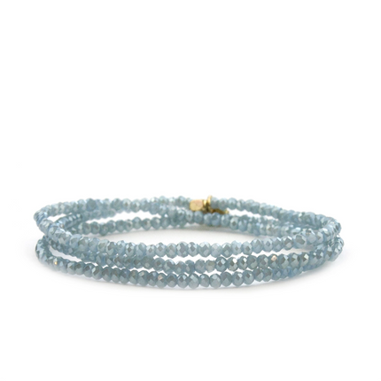 Ice Stretch Crystal Beaded Wrap Bracelet - Shop Simply Apparel