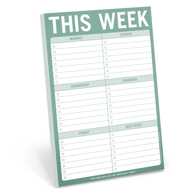 This Week Pad - Shop Simply Apparel