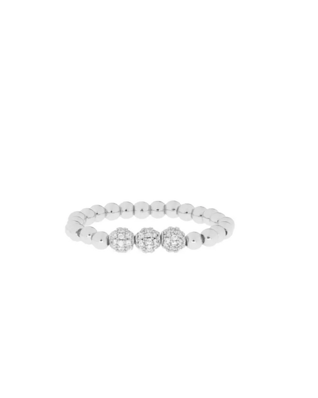 silver stretch ring