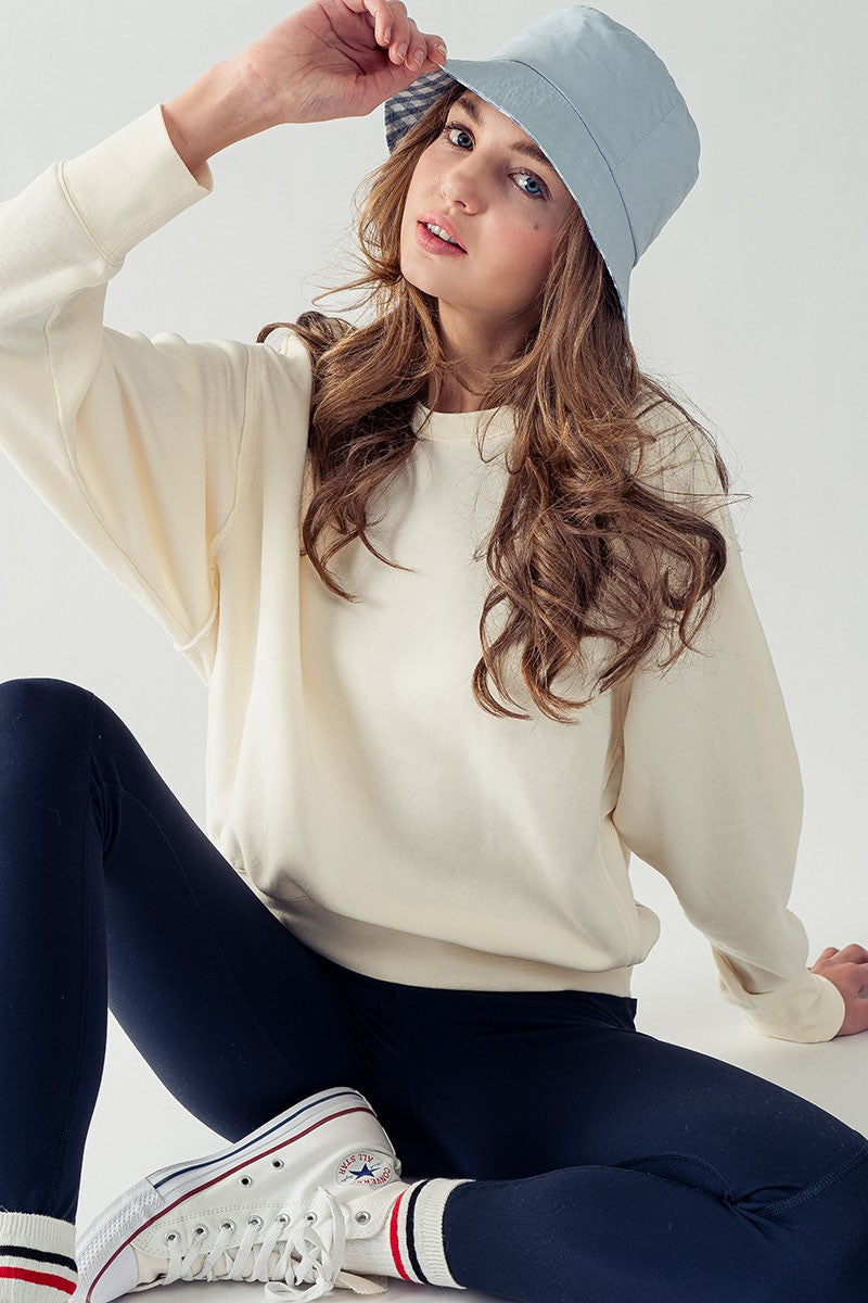 Whip Cream Relaxed Fit Sweatshirt