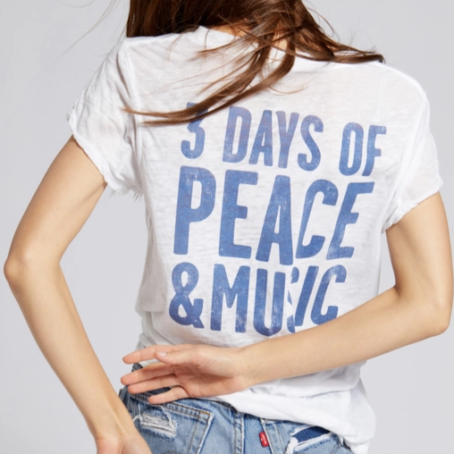 Woodstock 3 Days of Peace & Music Tee