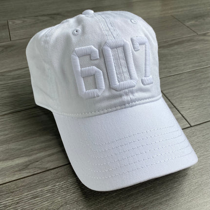 607 Hat - White w/White - Shop Simply Apparel