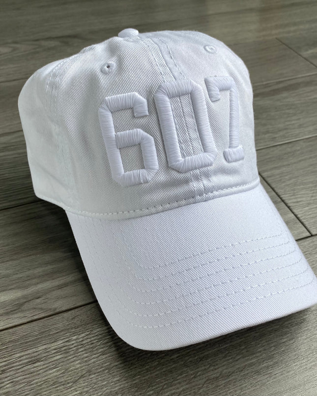607 Hat - White w/White - Shop Simply Apparel