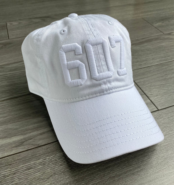 607 Hat - White w/White - Shop Simply Apparel
