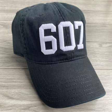 607 Hat Black w/White - Shop Simply Apparel
