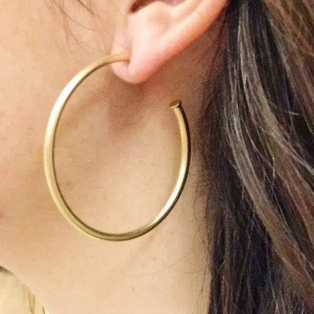 The Best of Hoops Earrings - Matte Gold