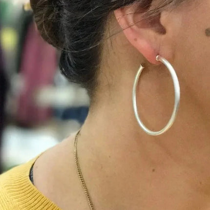 The Best of Hoops Earrings - Matte Silver - Shop Simply Apparel