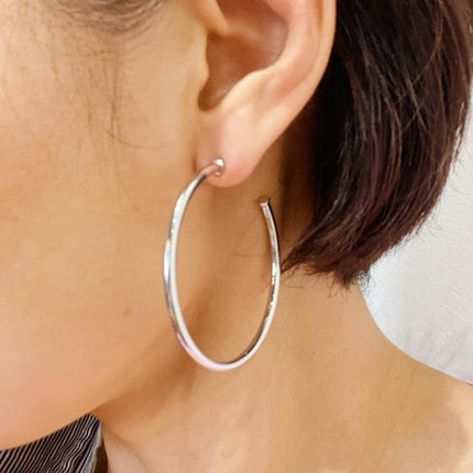 The Best Of Hoops Earrings, Brilliant Silver - Shop Simply Apparel